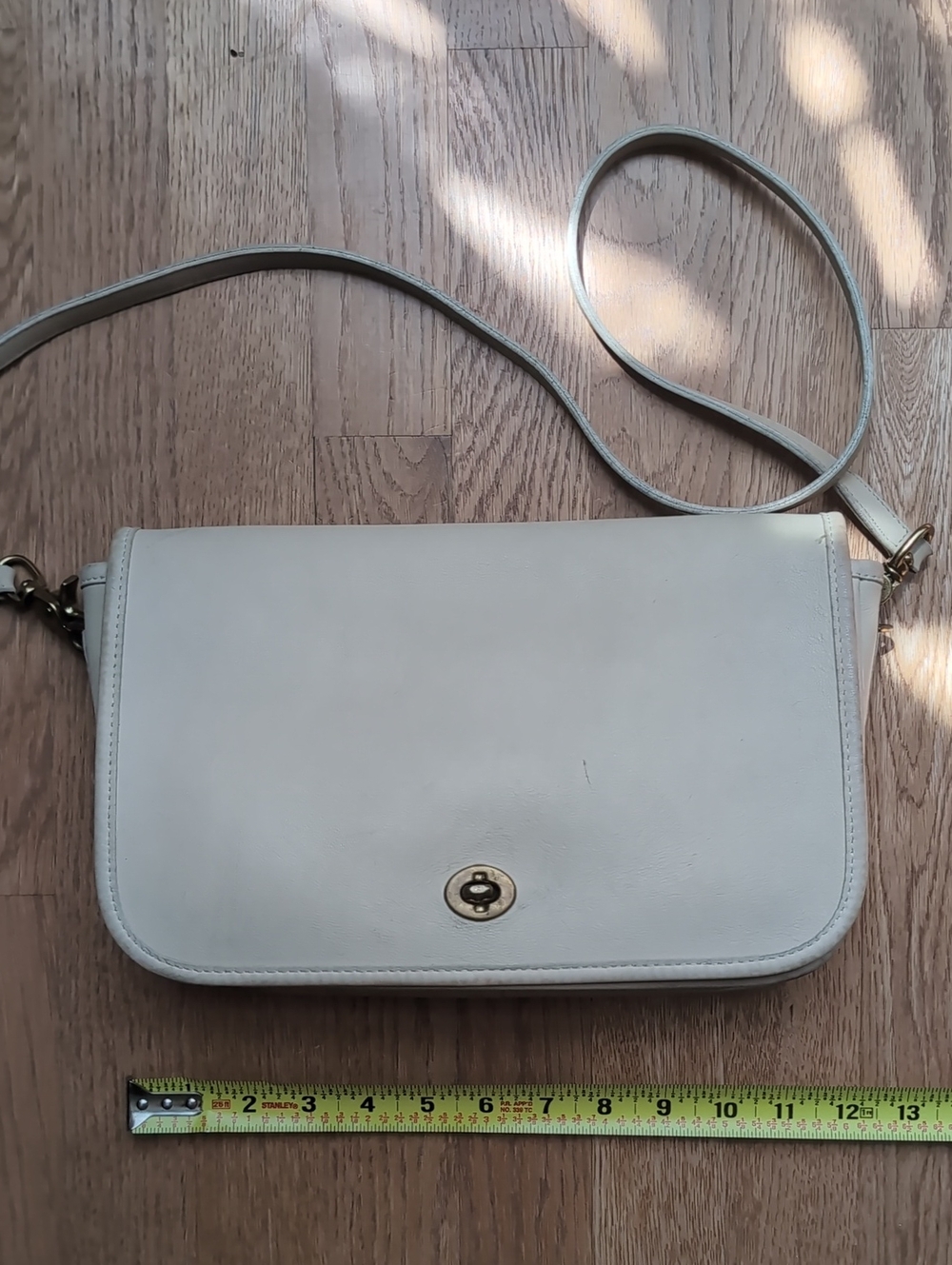 Vintage Compartment Bag, Bone